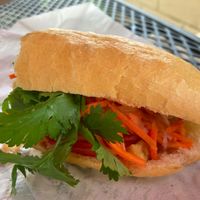 Veggie Banh Mi with Fried Tofu at Viet Sub in Roanoke