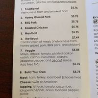 #7 without mayonnaise and add tofu!!! at Viet Sub in Roanoke