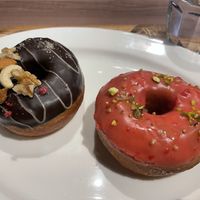 choco nut and raspberry pistachio donuts at 2foods - Shibuya Loft in Tokyo