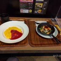 Vegan omlet and a nice cheesecake. at 2foods - Shibuya Loft in Tokyo