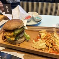 spicy junk burger  at 2foods - Shibuya Loft in Tokyo