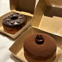 happy chocolate donut & ganache donut   at 2foods - Shibuya Loft in Tokyo