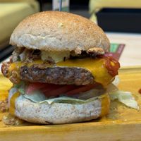 Original spicy burger   at 2foods - Shibuya Loft in Tokyo
