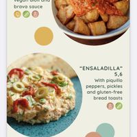 Menu  at PÖTSTOT in Barcelona