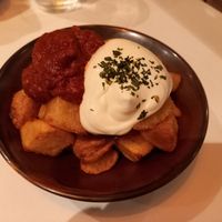 Patatas bravas at PÖTSTOT in Barcelona