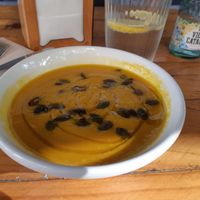 Starter / Creamed pumpkin w/ fennel at PÖTSTOT in Barcelona