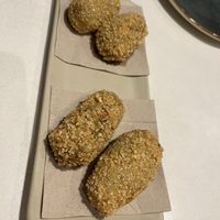 Croquette with spinach  at PÖTSTOT in Barcelona