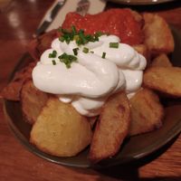 Patatas bravas at PÖTSTOT in Barcelona