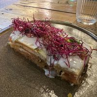 Lasagna  at PÖTSTOT in Barcelona