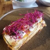 Lasagna + Olives at PÖTSTOT in Barcelona