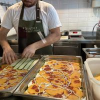 Kitchen prep at PÖTSTOT in Barcelona