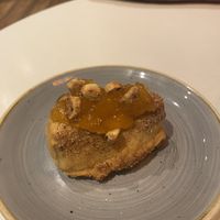 Llet d’ametlles fregida  at PÖTSTOT in Barcelona