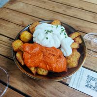 Patatas bravas at PÖTSTOT in Barcelona