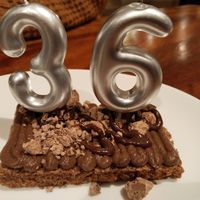 Pastís de xocolata at PÖTSTOT in Barcelona