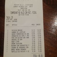 4 people meal at PÖTSTOT in Barcelona