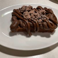 4 textures chocolate cake  at PÖTSTOT in Barcelona