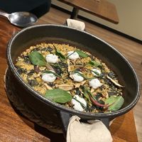 Sea and Mountain paella at PÖTSTOT in Barcelona