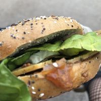 Brie, turkey and chutney bagel at Faux Butcher - Online Store in Nottingham
