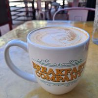 Soy Latte 😋 at Gaslamp Breakfast Company in San Diego