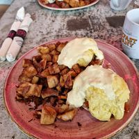 Vegan Benedict at Gaslamp Breakfast Company in San Diego