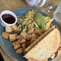 Vegan Scramble  at Gaslamp Breakfast Company in San Diego