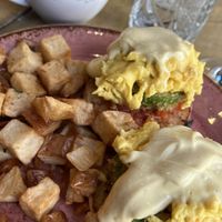 Vegan Benedict  at Gaslamp Breakfast Company in San Diego