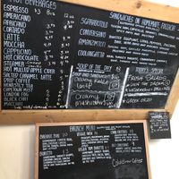 Menu Board (September 7th 2022)  at Shirley Delicious - Coffee Shop in Shirley