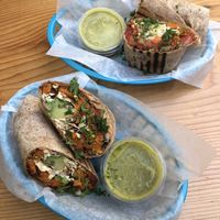 Vegan Yam Burritos  at Shirley Delicious - Coffee Shop in Shirley