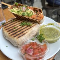 Vegan breakfast burrito  at Shirley Delicious - Coffee Shop in Shirley