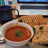 Chilli and veggie sandwich at Shirley Delicious - Coffee Shop in Shirley