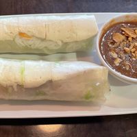 Spring rolls with steamed (not fried) tofu    at Pho Company Noodle House in Deland
