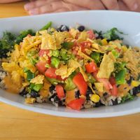 Mexican bowl at Misty's Plant Based Foods in Monroe
