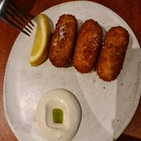 Roasted Padron and Manchego Croqueta at Lona Misa in South Yarra