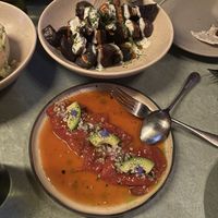 patatas bravas and   at Lona Misa in South Yarra