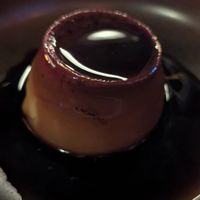 Flan - a bit disappointing at Lona Misa in South Yarra