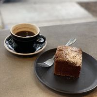 Vegan coffee cake  at Zendo - Coffee Shop in Albuquerque