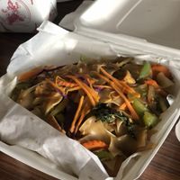 Spicy noodles  at Thai Vegan in Albuquerque