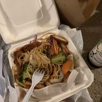 Chow mein with chickN at Thai Vegan in Albuquerque