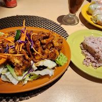 Orange Chicken at Thai Vegan in Albuquerque