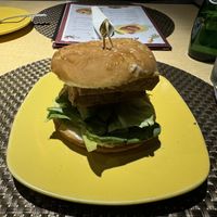 Burger  at Thai Vegan in Albuquerque