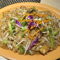 Pad Thai with tofu  at Thai Vegan in Albuquerque