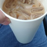Thai Coffee. Strong but good flavor.  $2.99 at Thai Vegan - temporarily closed in Albuquerque