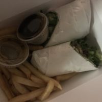 American wrap  at Thai Vegan - temporarily closed in Albuquerque