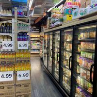Aisle in store at Health and Harmony in New York City