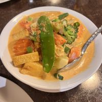 Vegan massaman curry  at D'Gusto Thai in Elwood