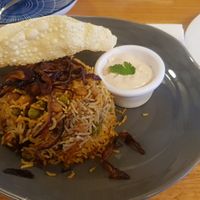 Vegan Bryani from meatfree menu was amazing that week.  at The Wintersun in Geraldton