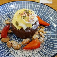 Carrotc cupcake from meatless monday menu at The Wintersun in Geraldton