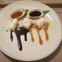 Banana ice cream at Vi Que Kitchen Restaurant in Ho Chi Minh City