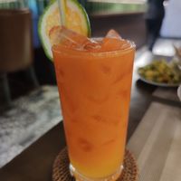 Mixed Juice (Orange, Pineapple, Carrot) at Vi Que Kitchen Restaurant in Ho Chi Minh City