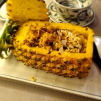 Pineapple rice at Vi Que Kitchen Restaurant in Ho Chi Minh City